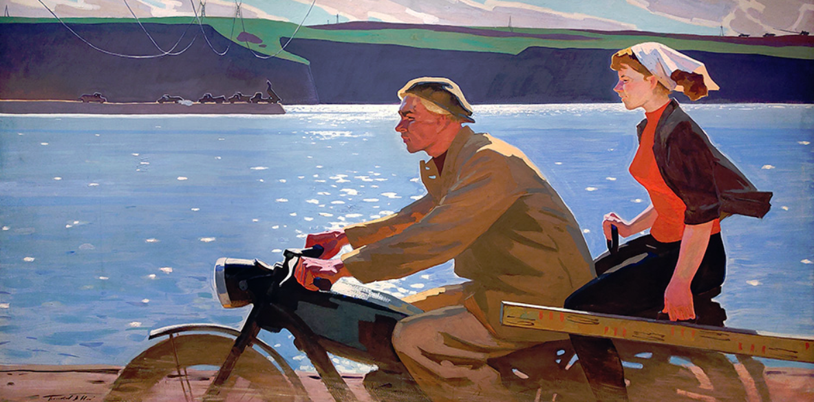 Виктор Попков. "На работу", 1961.