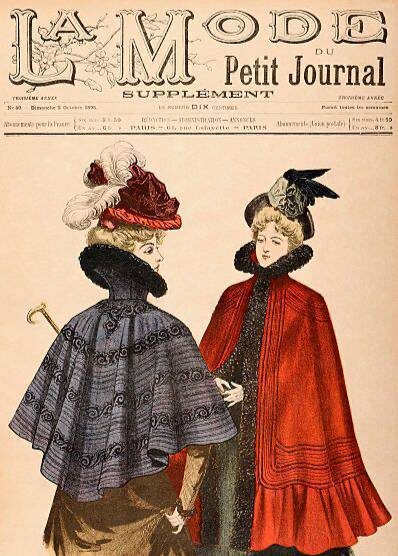 Обложка журнала La Mode du Petit Journal, 1890-е годы 