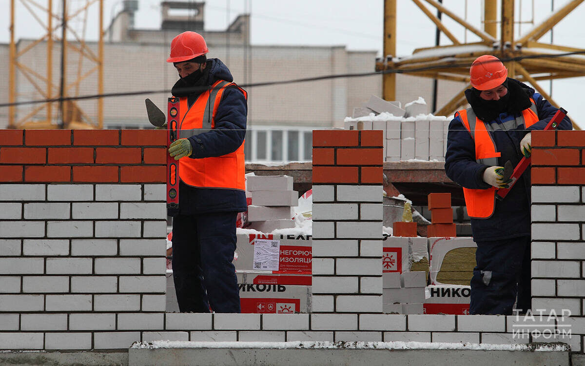 Строительная отрасль страны столкнулась с серьезным дефицитом рабочих кадров. Фото: © «Татар-информ»