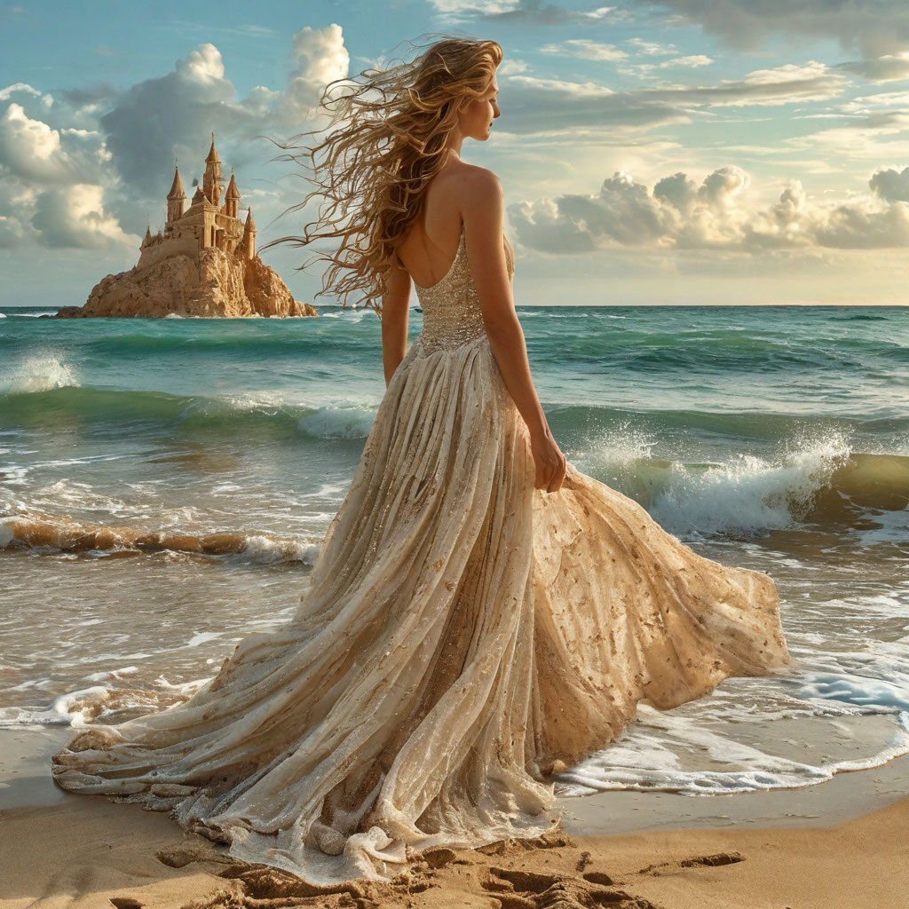 Такой видят прекрасную великаншу Нерингу нейросети