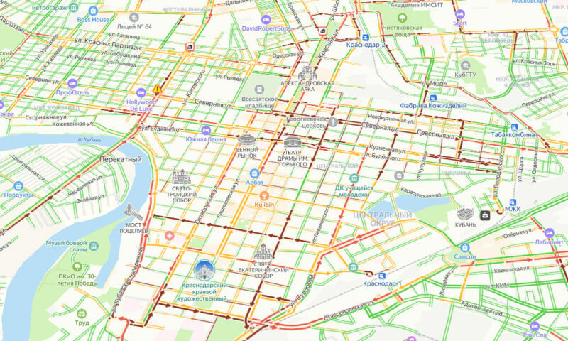    Скриншот сервиса «Яндекс Карты»