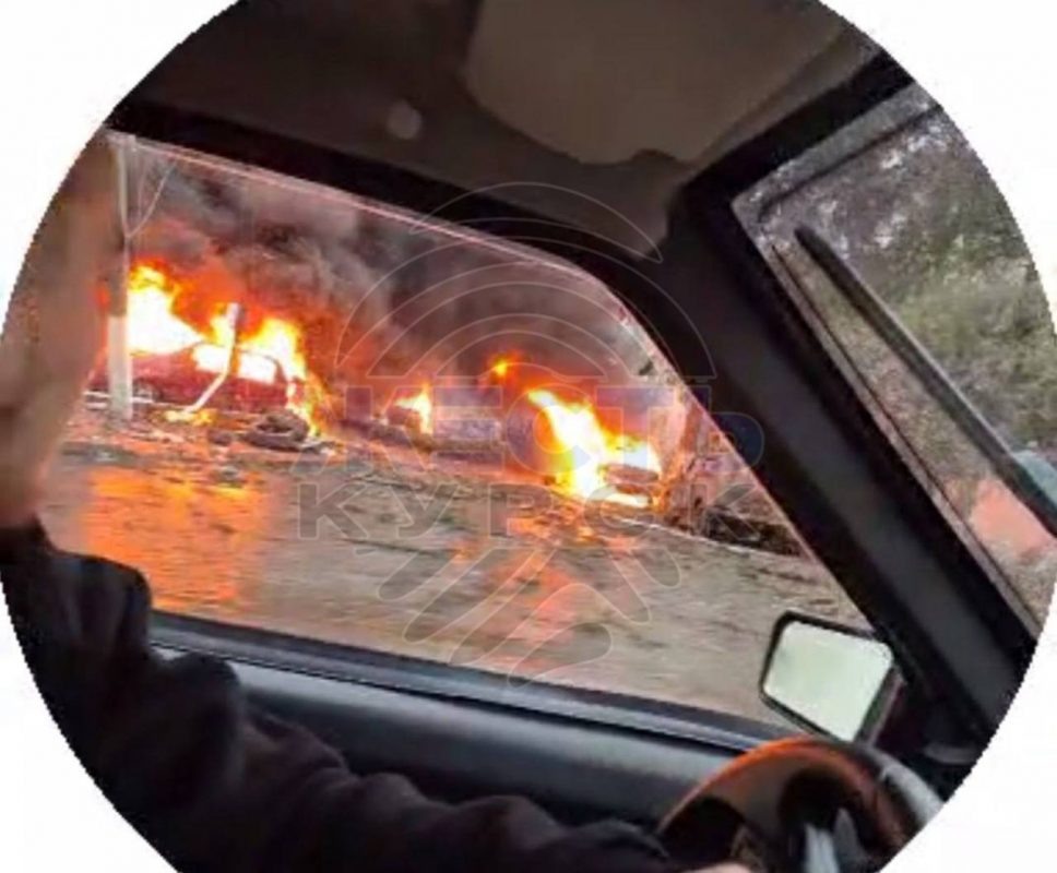    Обстановка на улицах курского города после удара натовскими ракетами.