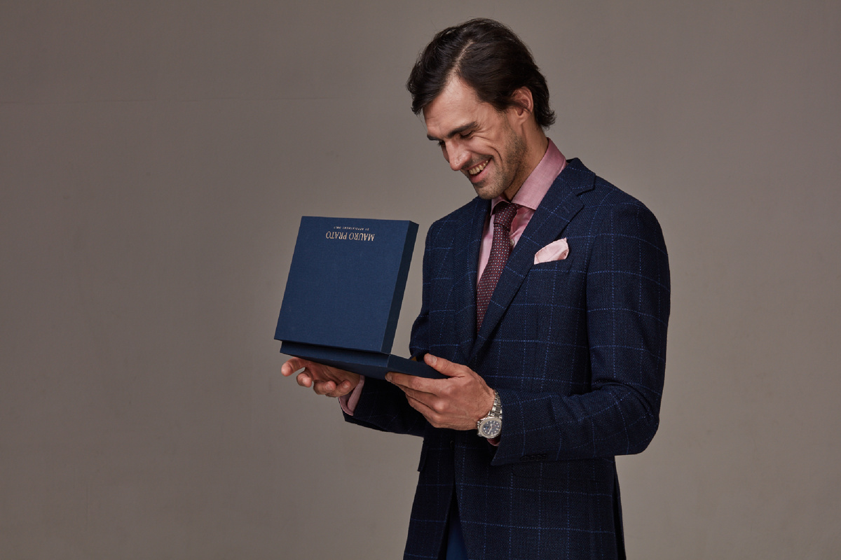 Сертификат на индивидуальный пошив Mauro Prato