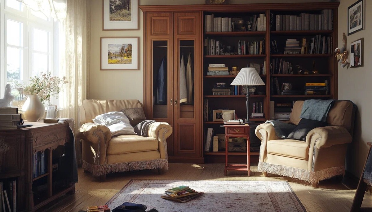 Обилие мебели, даже самой хорошей, может сделать квартиру тесной