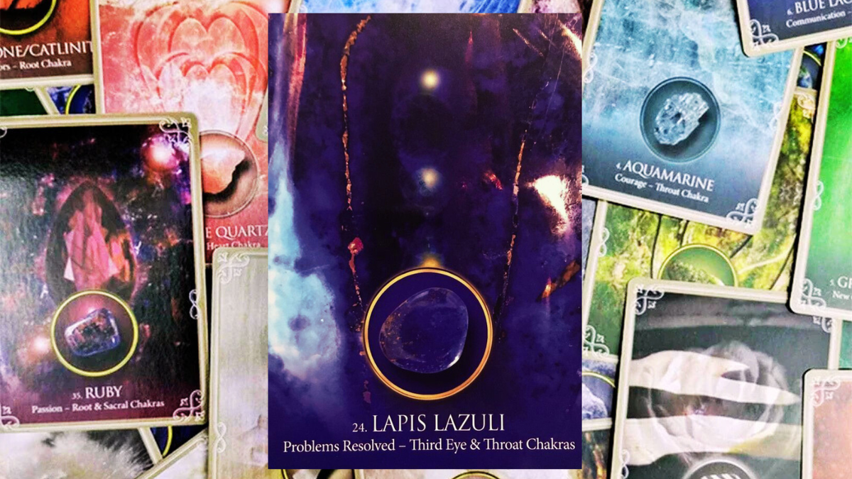 Ляпис Лазурь. Photo «Eternal Crystals Oracle» Jade-Sky