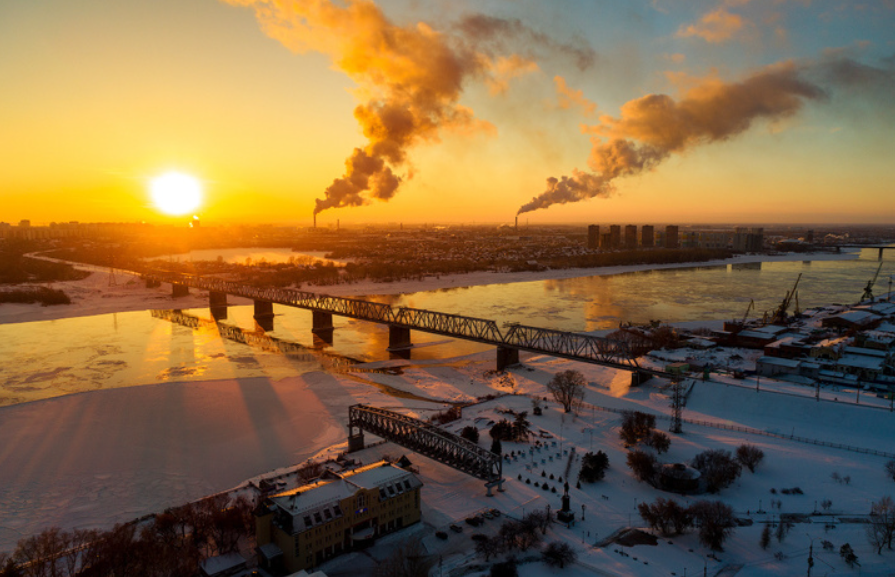 Новосибирск зимой
