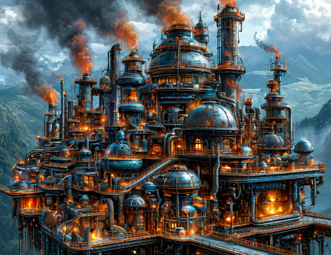 Фабрики и сервисы— это паттерны проектирования. Абстрактная иллюстрация фабрики.