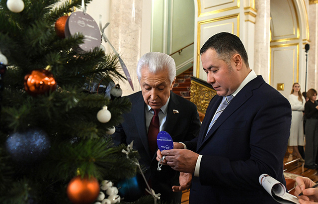 Губернатор исполнит новогодние мечты юных жителей Тверской области и Бердянска