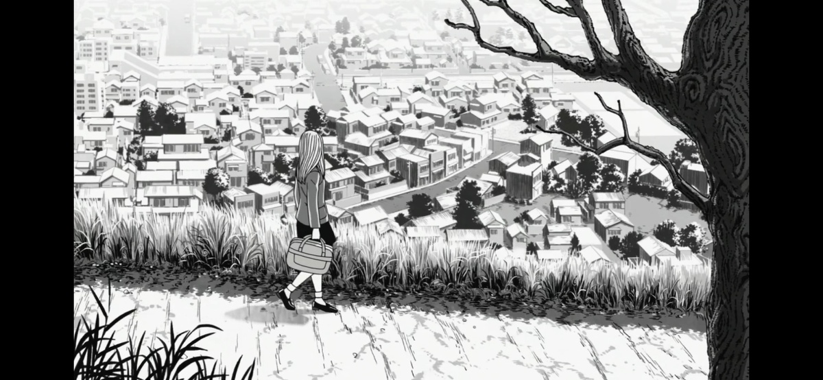 Кадр аниме  Uzumaki | Спираль