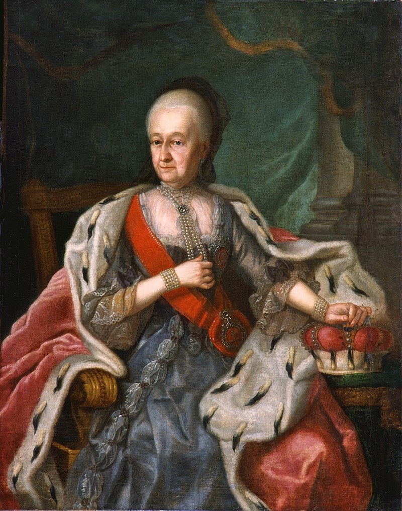 Франц Липпольд «Портрет герцогини Бенигны Готлиб Бирон», мать Гедвиги