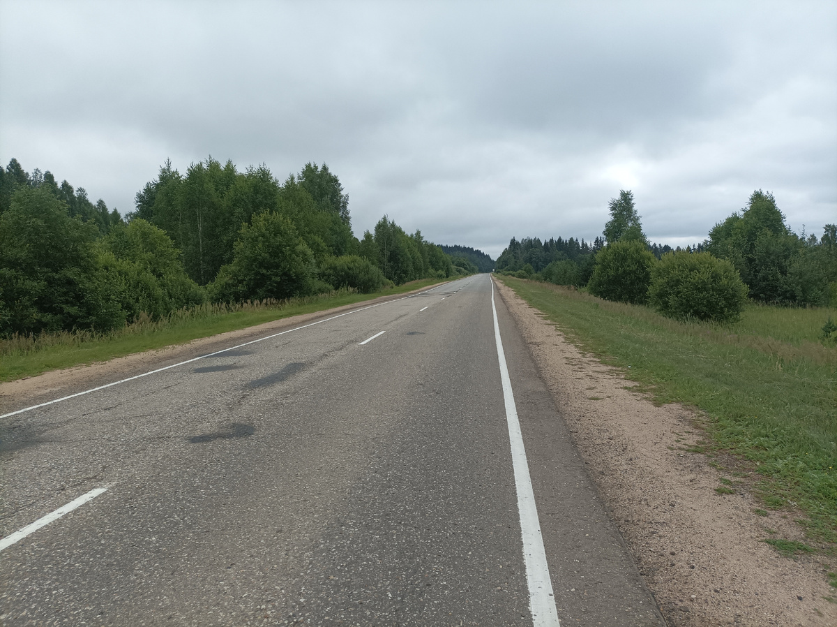 Шоссе после Селижарово.