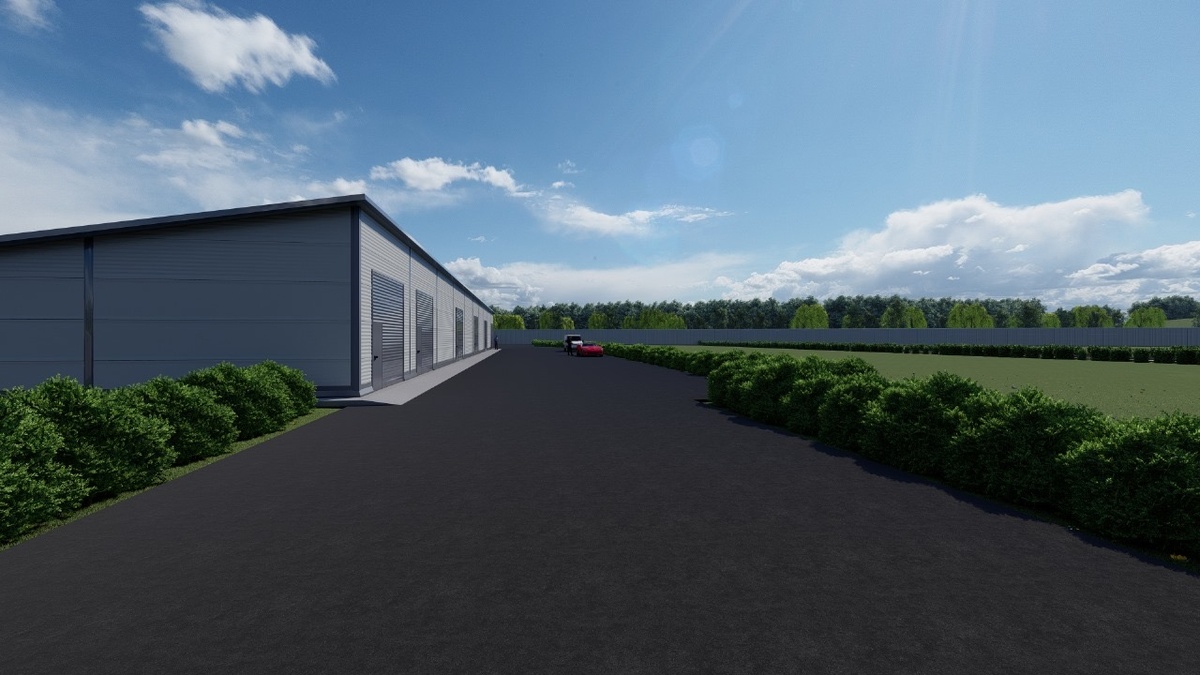 В начале был вариант обрамления углов в темном цвете RAL 7024