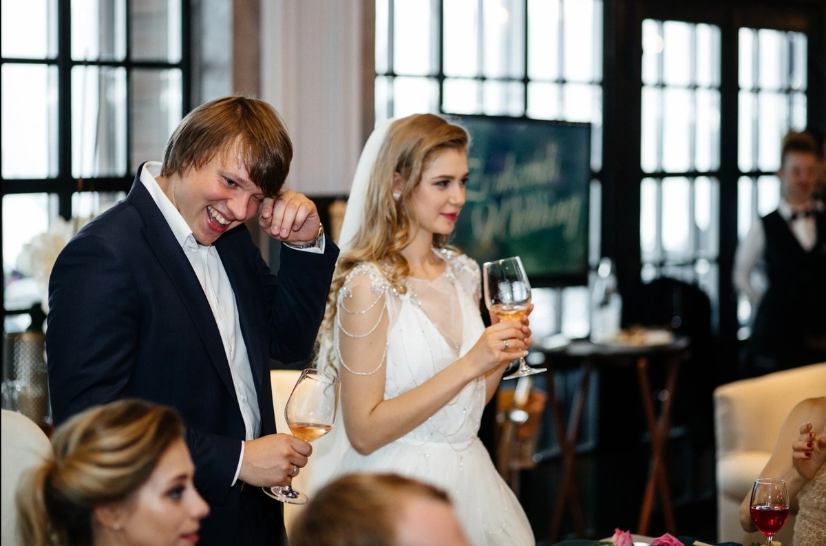 Антон Зенкович и Анастасия Уколова. Свадебное фото