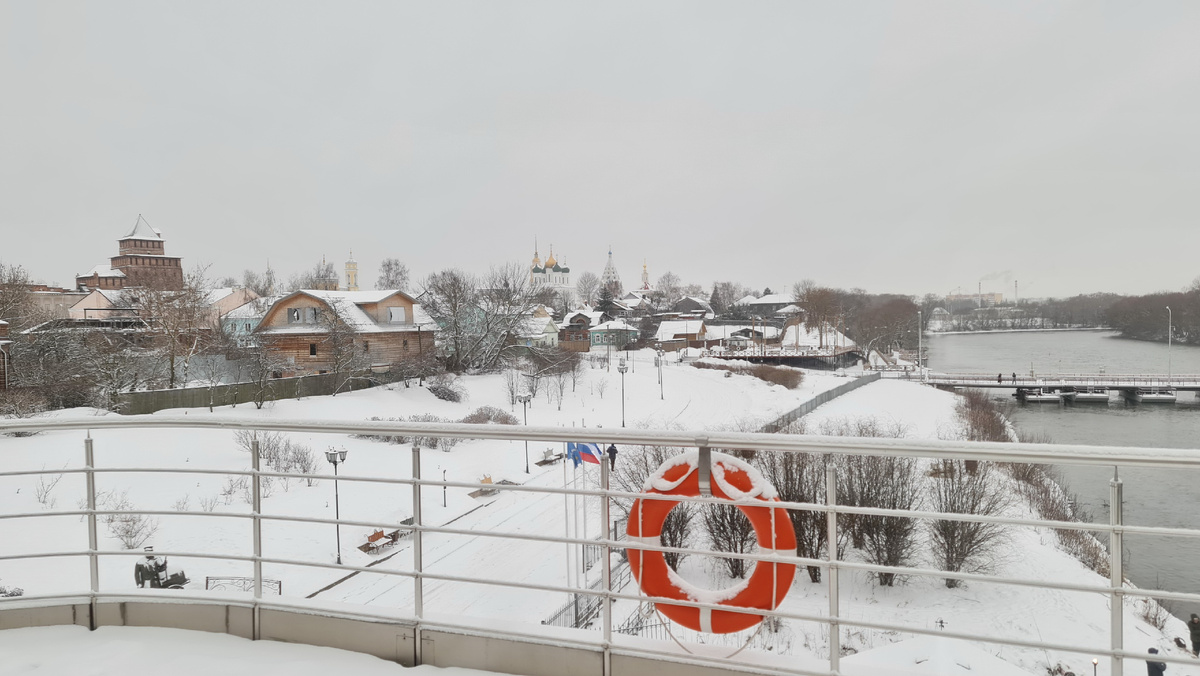 Вид на Коломну из отеля «40-й меридиан Арбат».