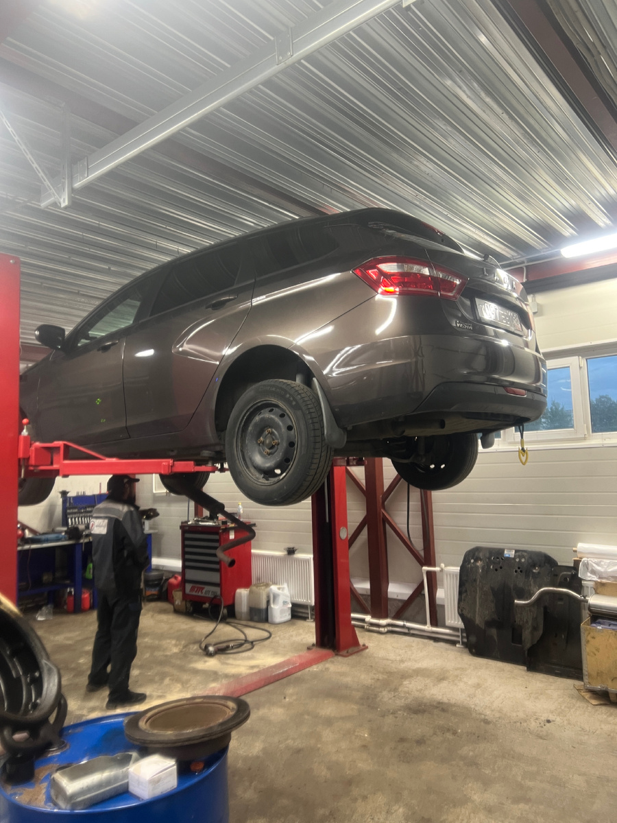 Подняли на подьемник 