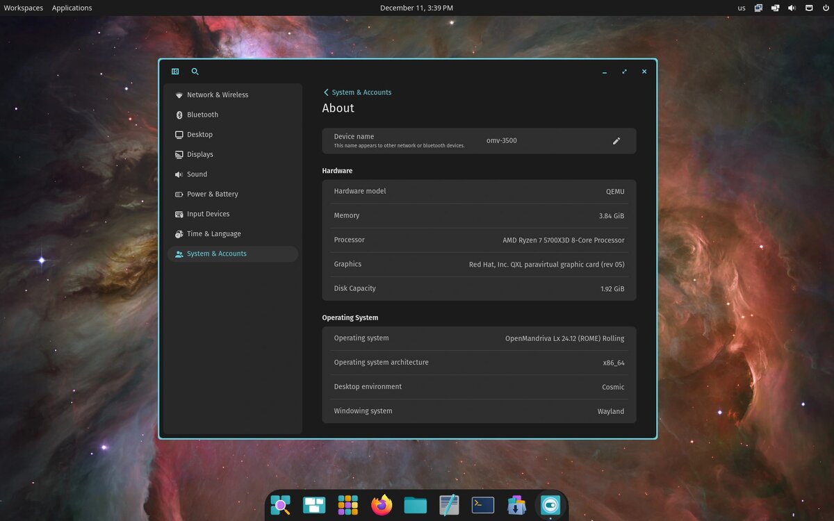 OpenMandriva ROME 24.12: Обновления и новые функции для геймеров и разработчиков