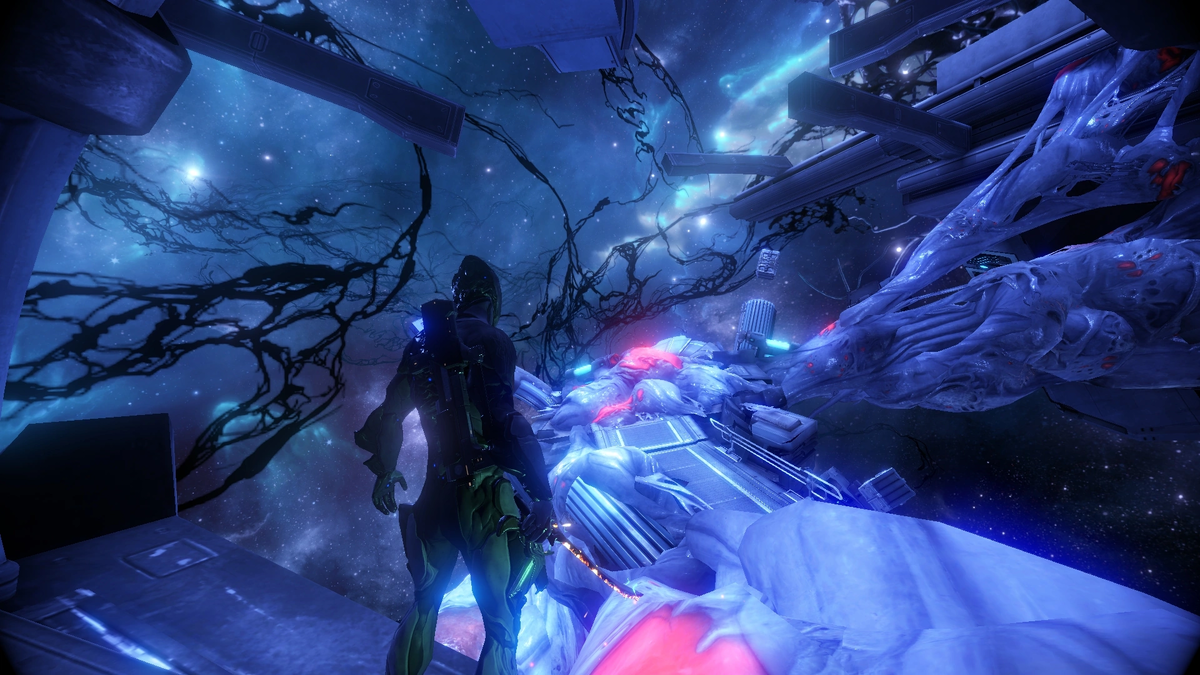 Варфреймы на просторах космоса: мощь, свобода и стиль в каждом кадре.