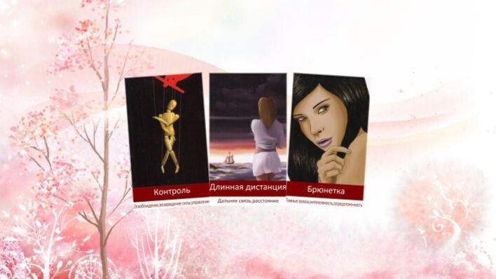 Любовный оракул Амиры. Фото автора.