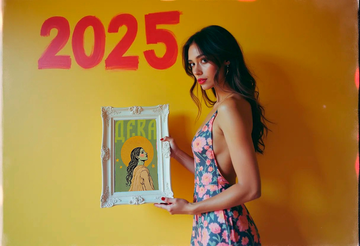 Гороскоп на 2025 год для Девы. Иллюстрация — Звёзды над городом 