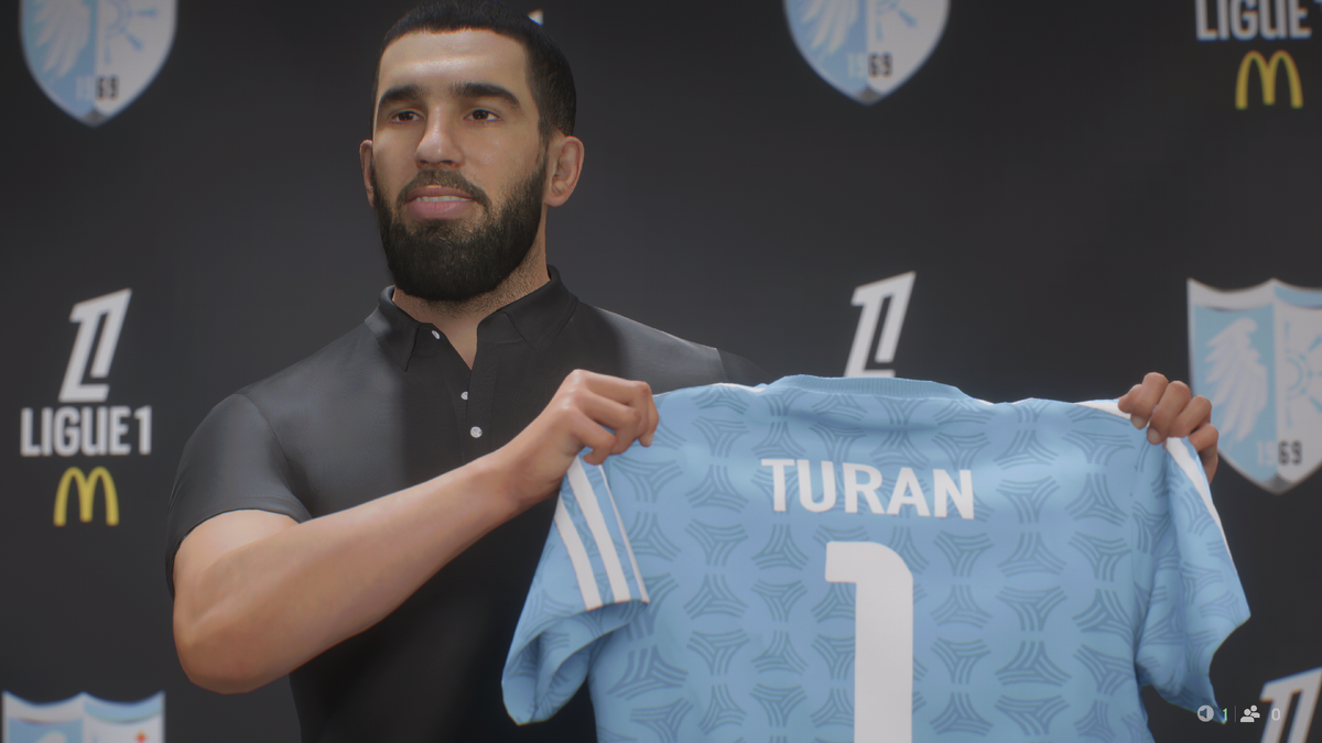 Arda Turan в роли тренера команды Phocéens FC в Режиме Карьеры Тренера FC25