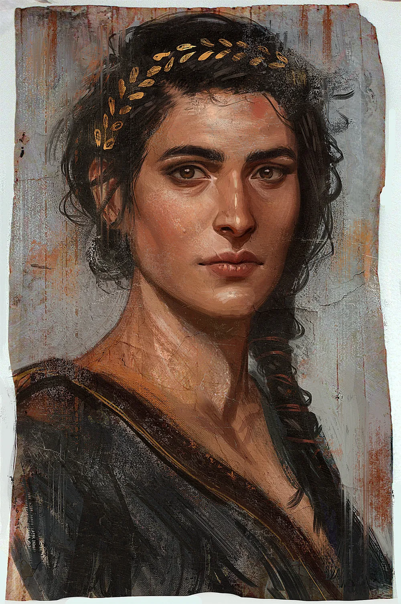 The inlife portrait of Kassandra the Eagle Bearer
