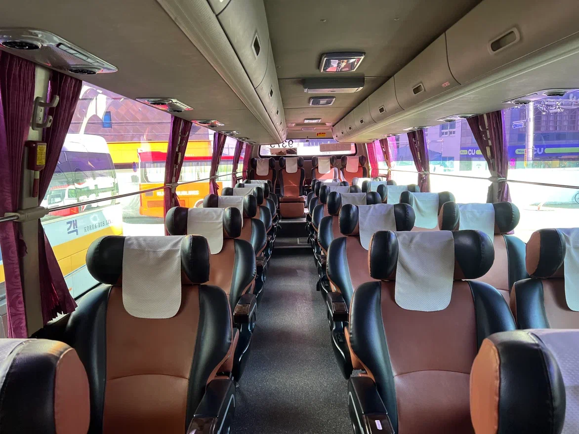 Салон автобуса. Фото автора