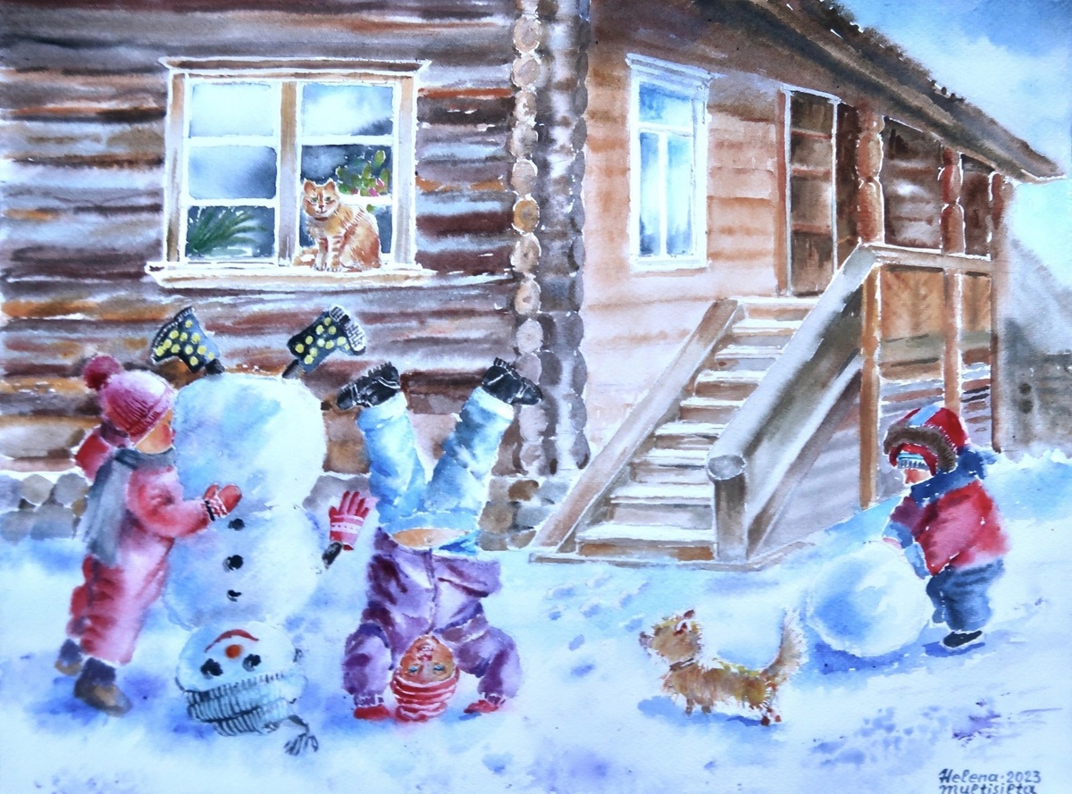 Художник Елена Мултисилта. 