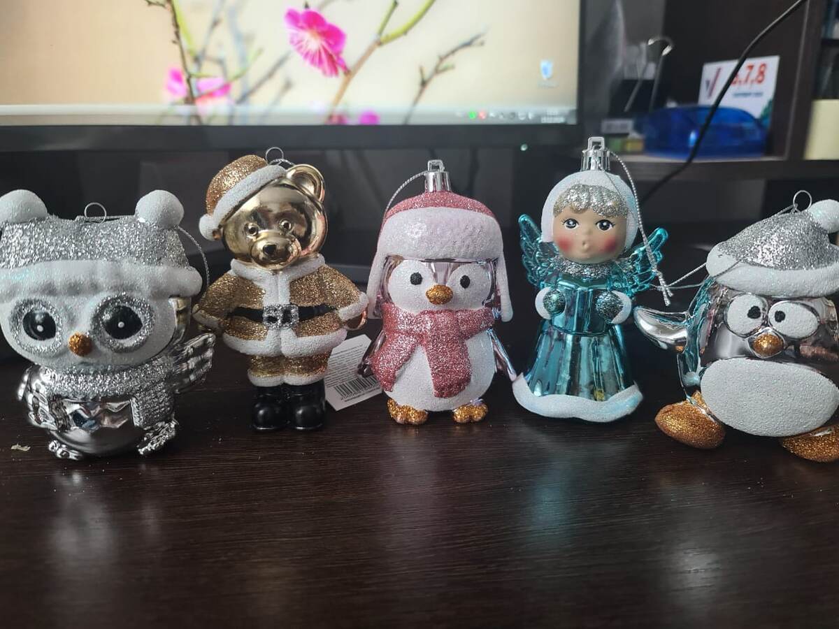 Новые елочные украшения. Я от них в восторге