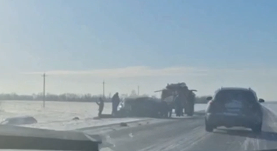    Смертельная авария на трассе Барнаул-Рубцовск. Источник: Кадр из видео