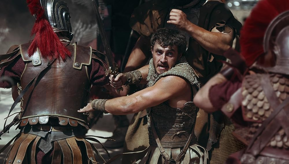 Кадр из фильма «Gladiator II». Режиссер: Ридли Скотт. Производство: Morocco Film Production, Paramount Pictures, Québec Production Services Tax Credit, Red Wagon Films, Scott Free Productions