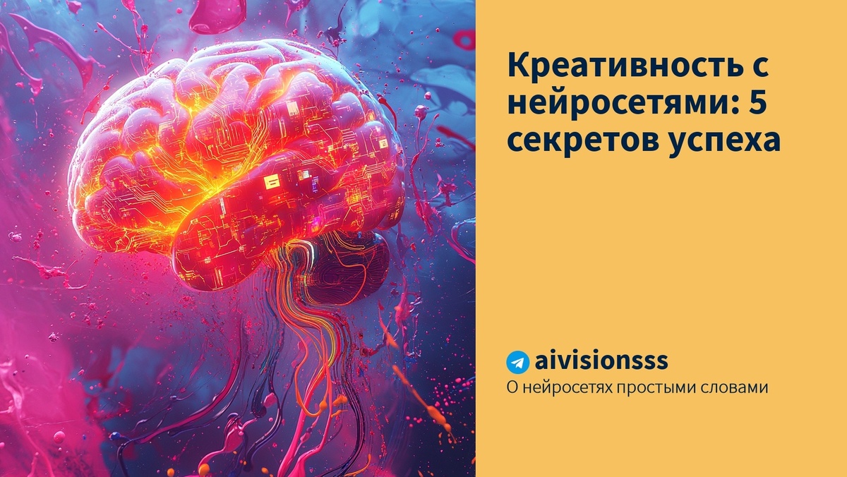    Креативность с нейросетями: 5 секретов успеха aivisions