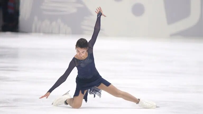 Аделия Петросян на контрольных прокатах сборной России. Фото: GLOBAL LOOK PRESS