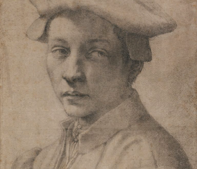 Портрет Микеланджело в молодости