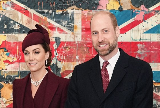    Принц Уильям с супругой Кейт Миддлтон