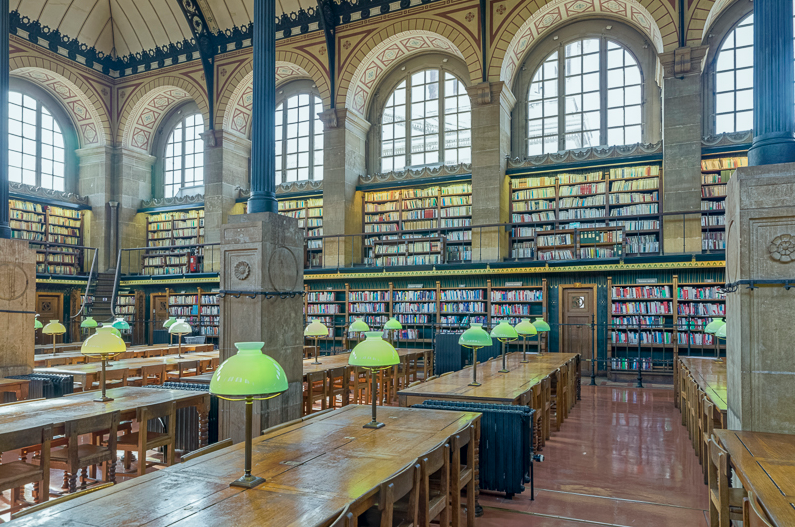 Библиотека Сент-Женевьев, Читальный зал. Источник:  © Jean-Michel Drouet