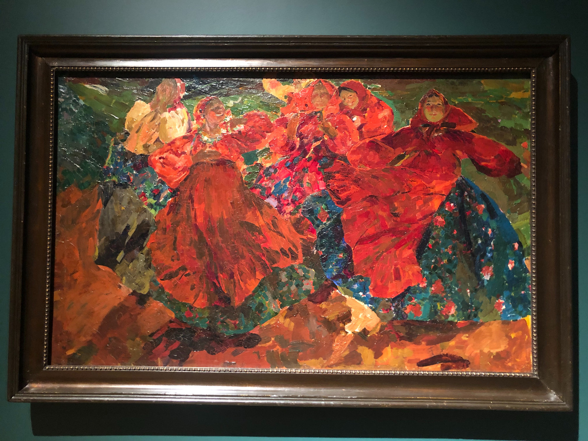 Ф. А Малявин. Вихрь (1905)