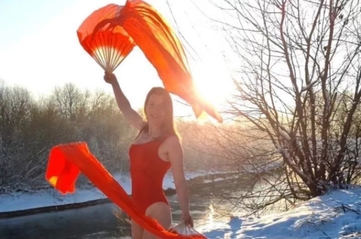    Иркутянка поучаствовала в акции «Закаленная Россия - Сильная страна»