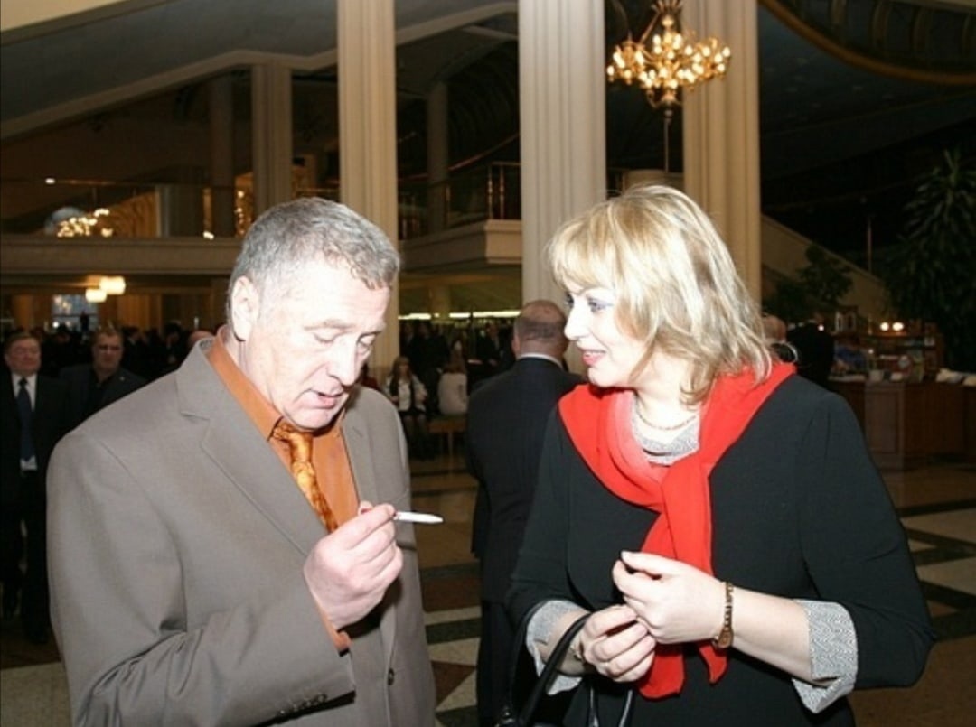 Елена Тарасова и Владимир Жириновский