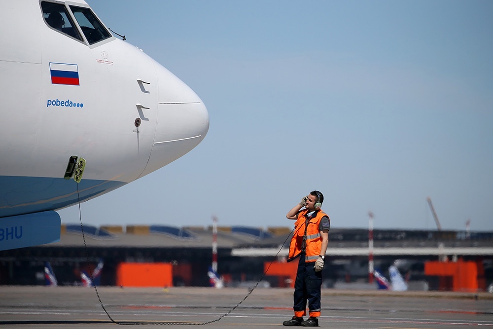    Безопасность авиатранспортной системы закладывается от разработки самолета и до выполнения полета. / Гавриил Григоров / ТАСС