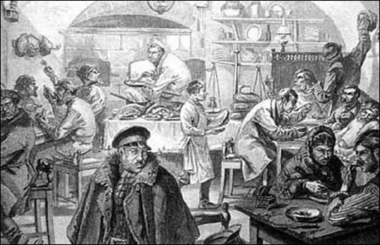 Дореволюционный трактир. Петербург