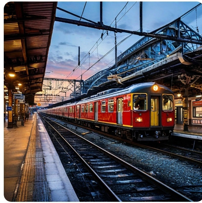 Вокзал, электричка. Шедеврум.