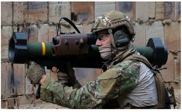 РПГ RGW-90 «Матадор» с установленным прицелом Hensoldt Dynahawk