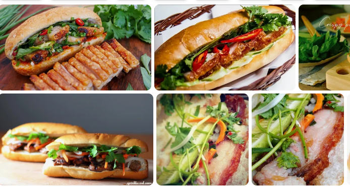 сэндвич бань ми (скриншот поисковой страницы)