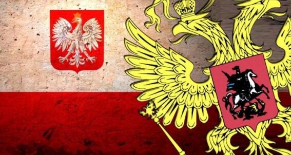 Польша и Россия, коллаж