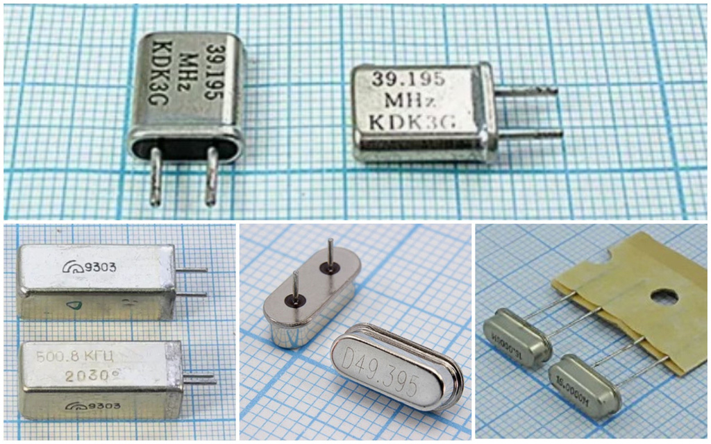 варианты кварцевых резонатров