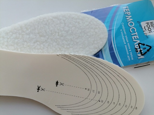 Стельки с мехом. Продаются в Фикс Прайсе