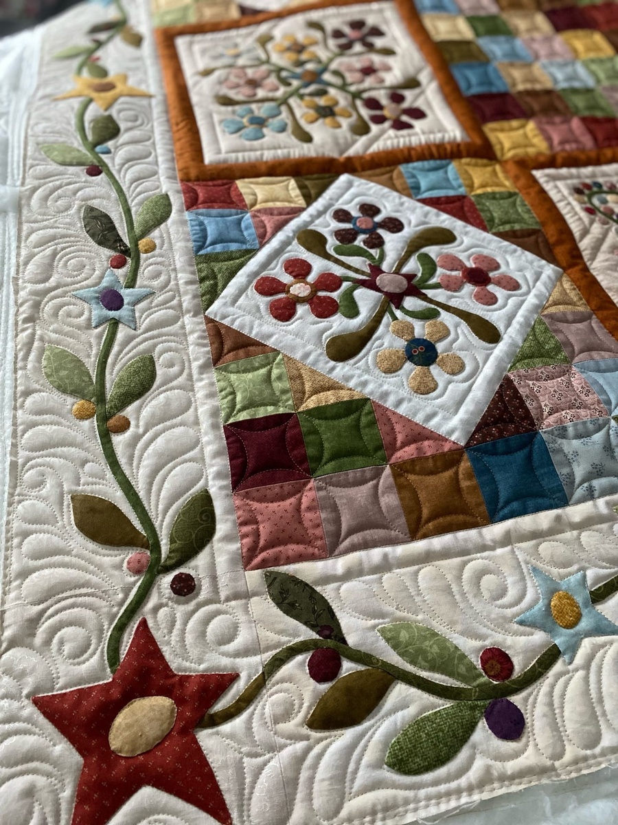  стежка для Наташи Вороновой такое уютно домашнее одеялко. В мороз под него спрятаться самое милое дело!