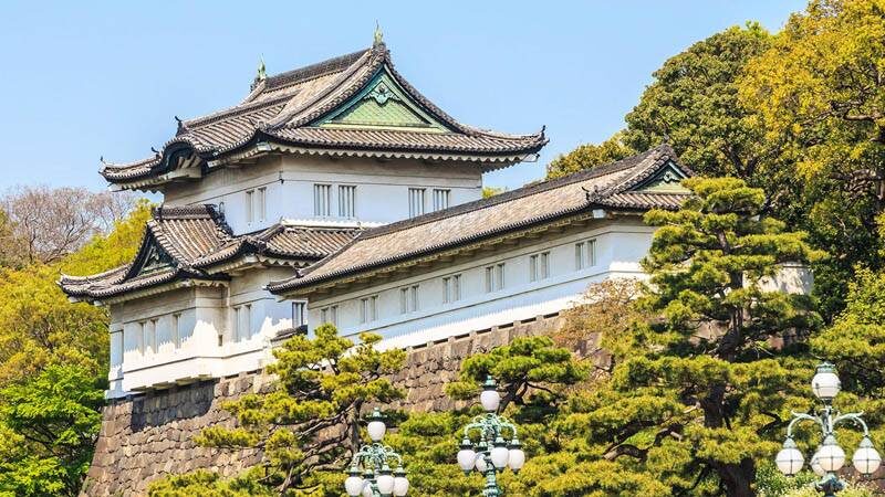 Императорский дворец в Токио (или дворец императора Мэйдзи) 