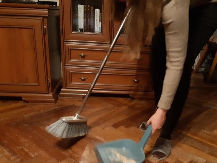     Сухую уборку надо проводить перед влажной. Фото: «МК в Ленобласти».