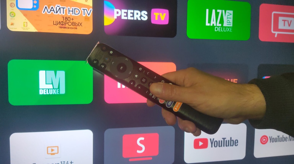 Фотография Автора. Интерфейс Google TV